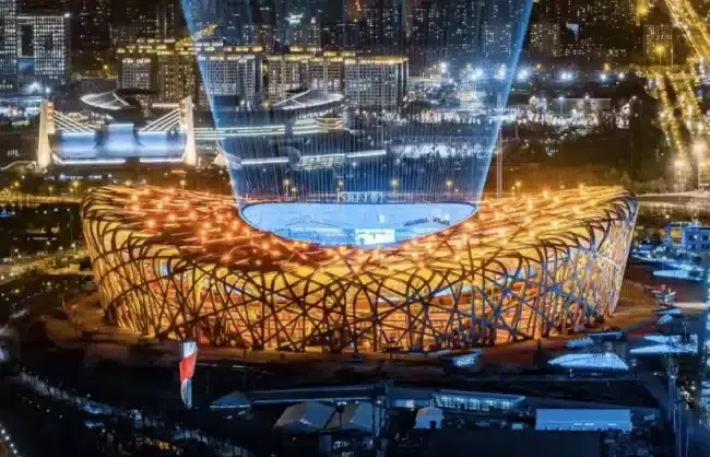 Visit bird nest on Beijing tour