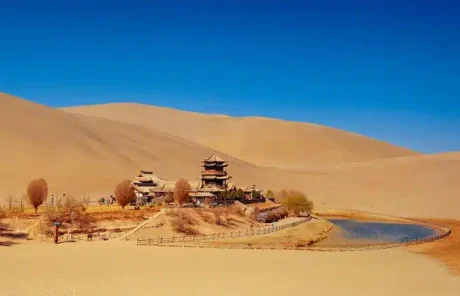 Dunhuang Echoing Sand Mountain on the Silk Road Tours