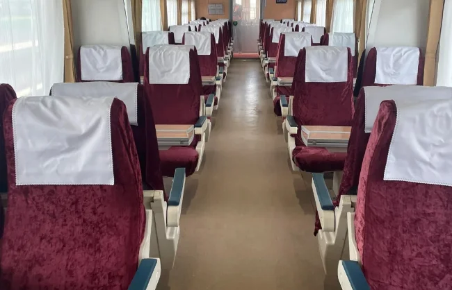 Soft seats on normal trains - China Xian Tour: Private & Tailor-Made China Tours Soft seats on normal trains