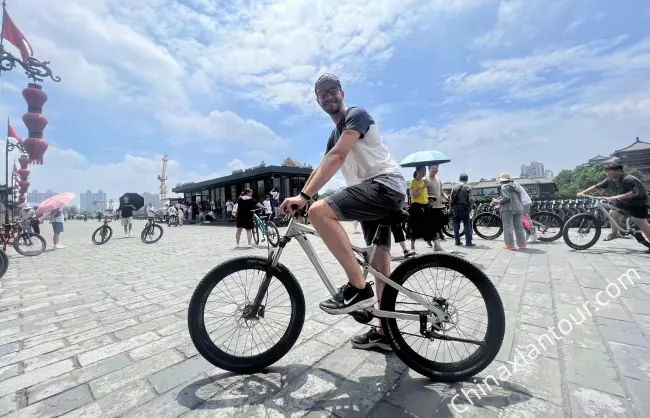 Xian City Wall Bike Riding